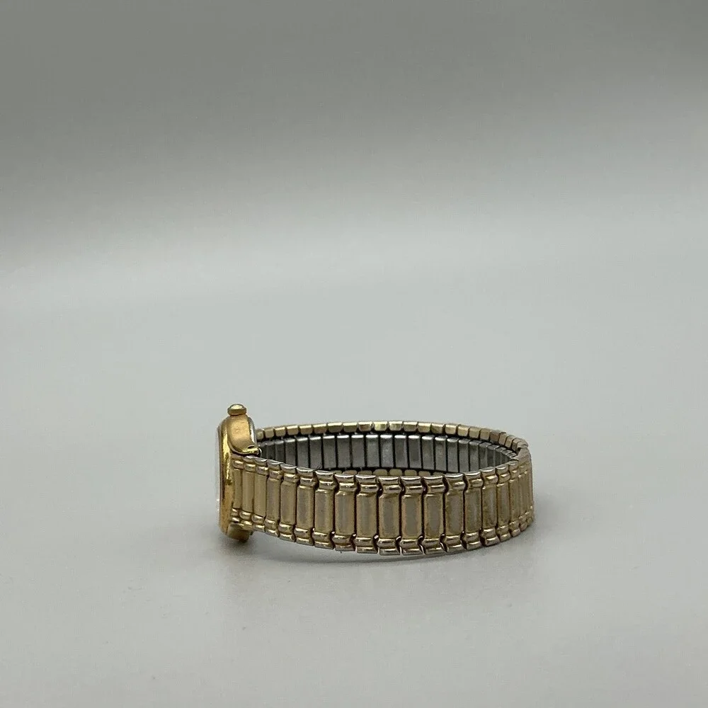 Vintage Seiko Womens Watch 20mm Gold Tone Stretch Bracelet 1N01-0E19 New Battery